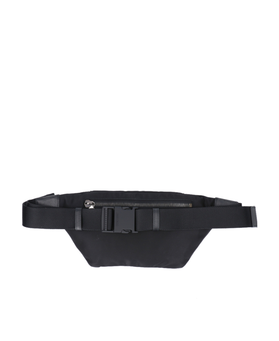 Jimmy Choo Logo-print Belt Bag In Black