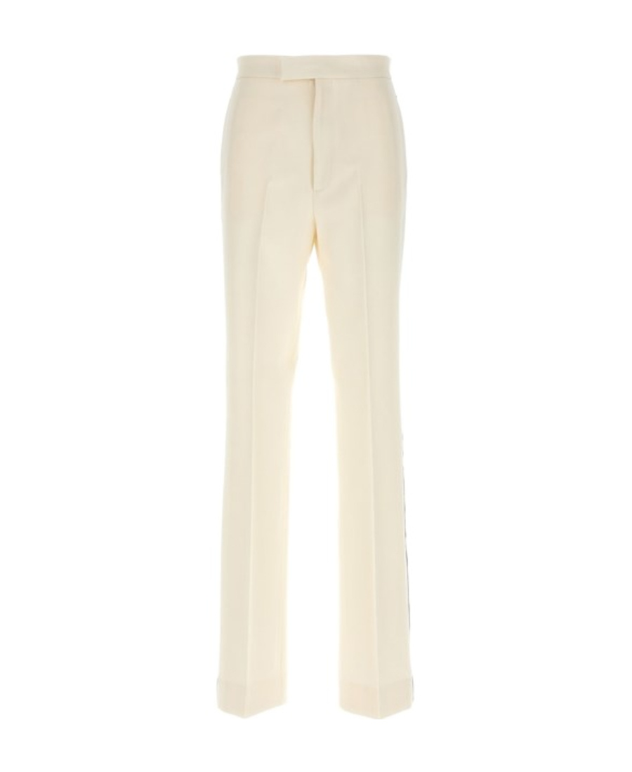Gucci Trousers Featuring Side Stripe In Nude