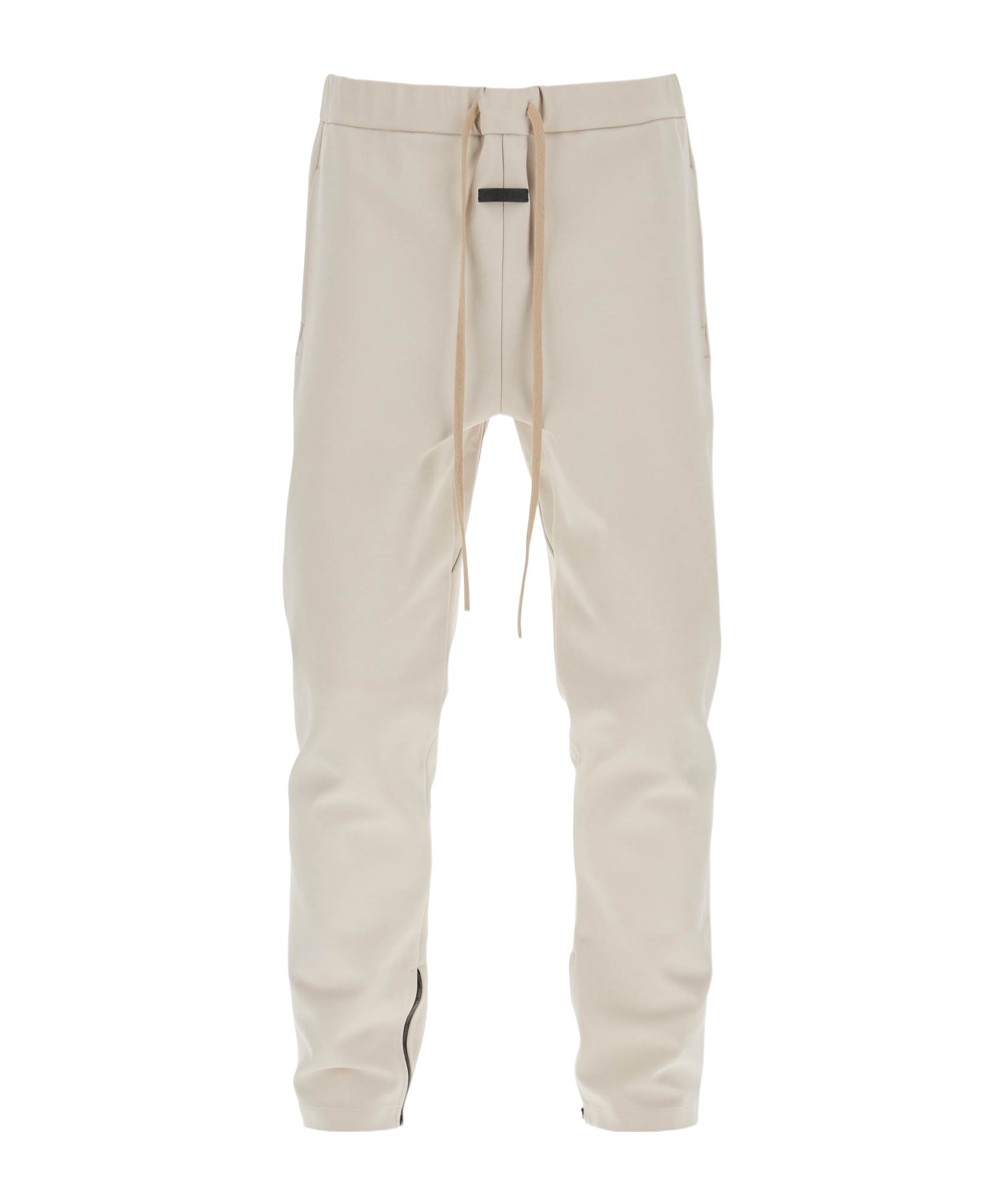 Fear Of God Logo Patch Drawstring Sweatpants In White