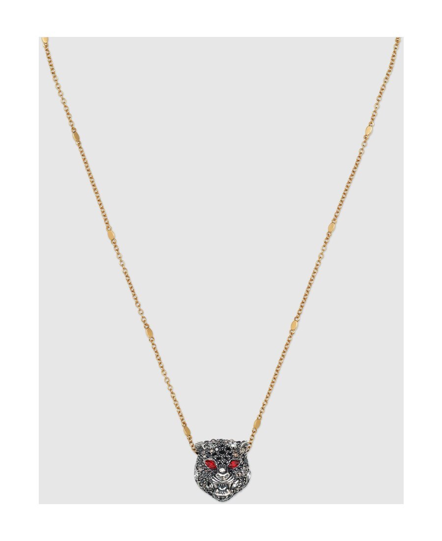 Gucci Fantasy Market Necklace In Gold