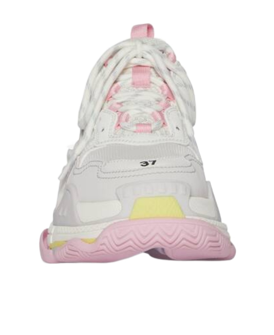Balenciaga Triple S Sneakers - Women's - Fabric/polyurethane/rubberpolyurethane In White