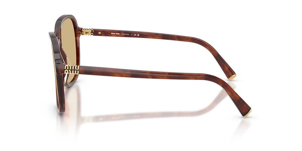 Miu Miu Full Frame Sunglasses In Brown