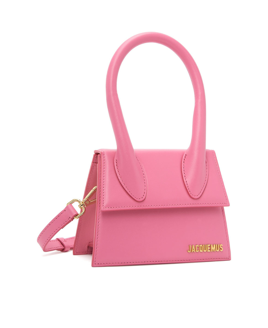 Jacquemus Le Chiquito Logo Lettering Mini Tote Bag In Pink