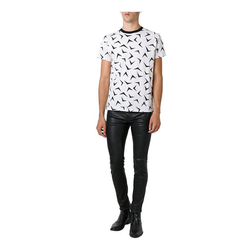 Saint Laurent Printed T-shirt In White