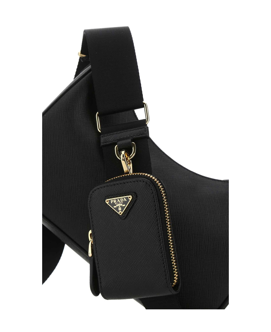 Prada Re-edition Mini Bag Aus Samt In Black
