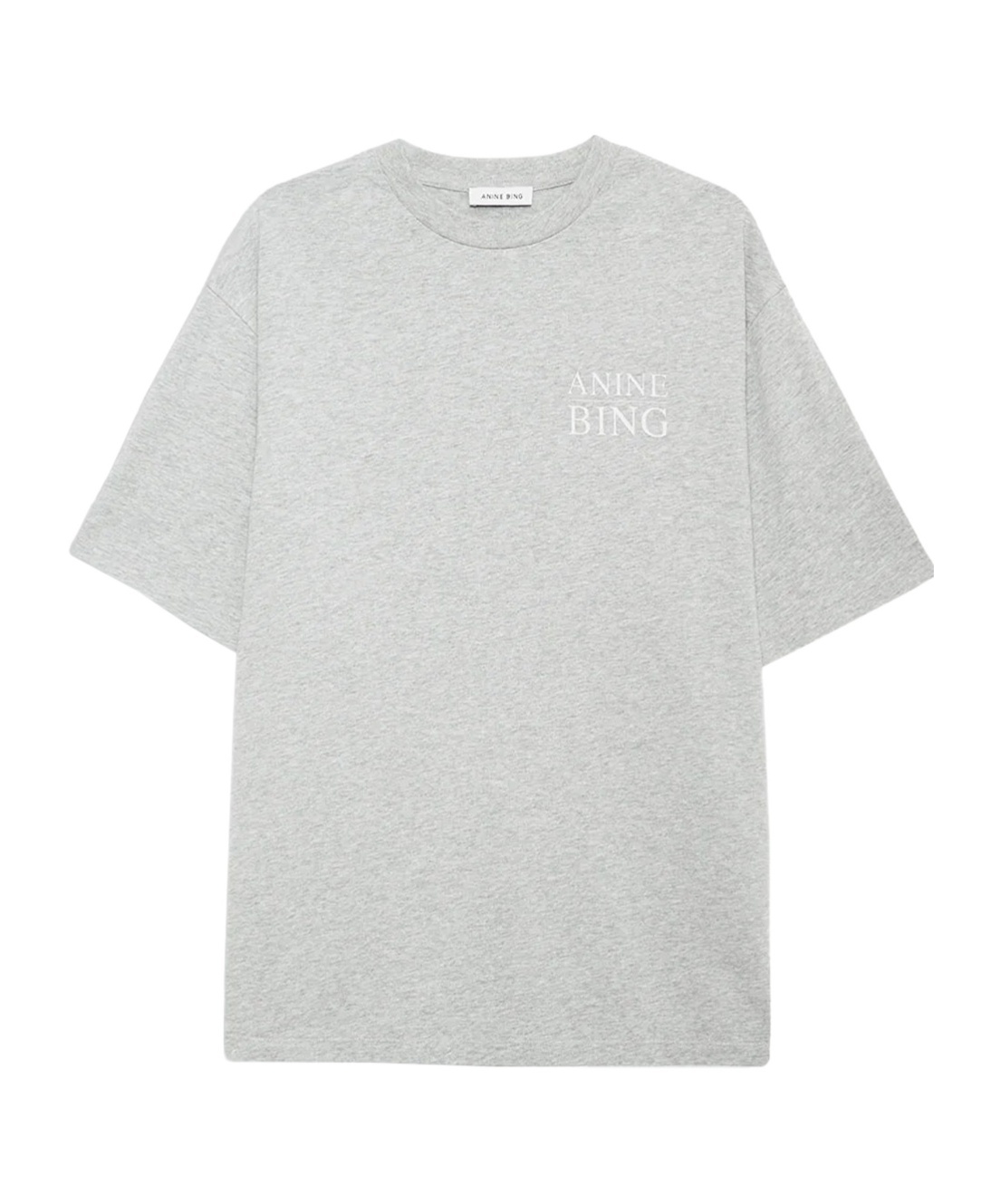 Shop Anine Bing Myers Serif Ny T-shirt In White