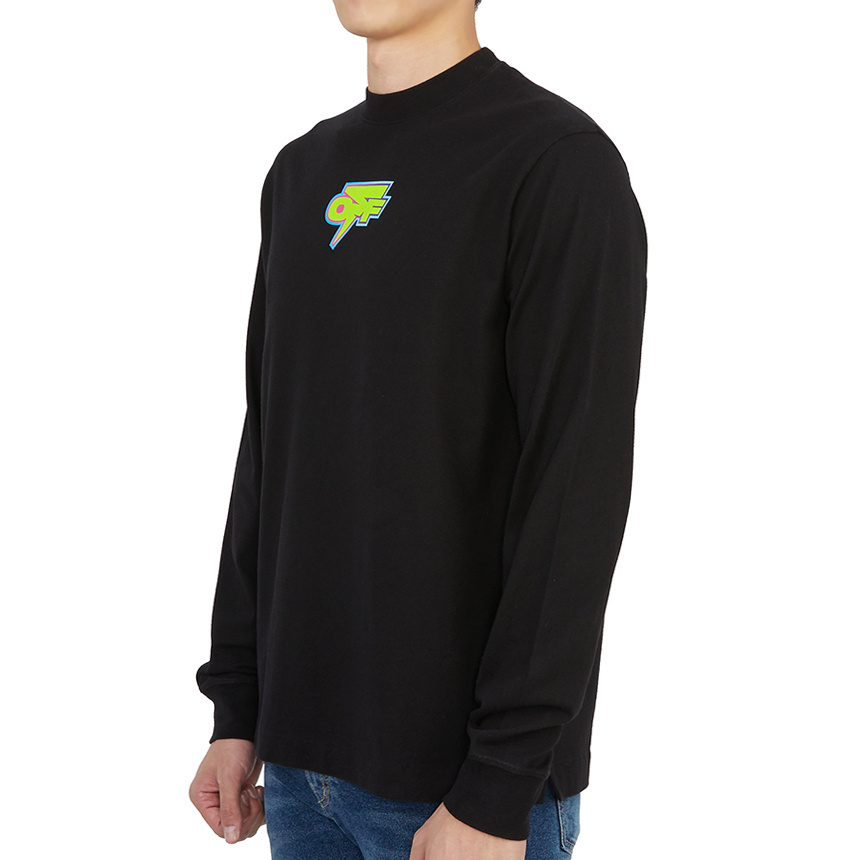 Off-white Arrows Print Crew Neck Sweatshirt In Black