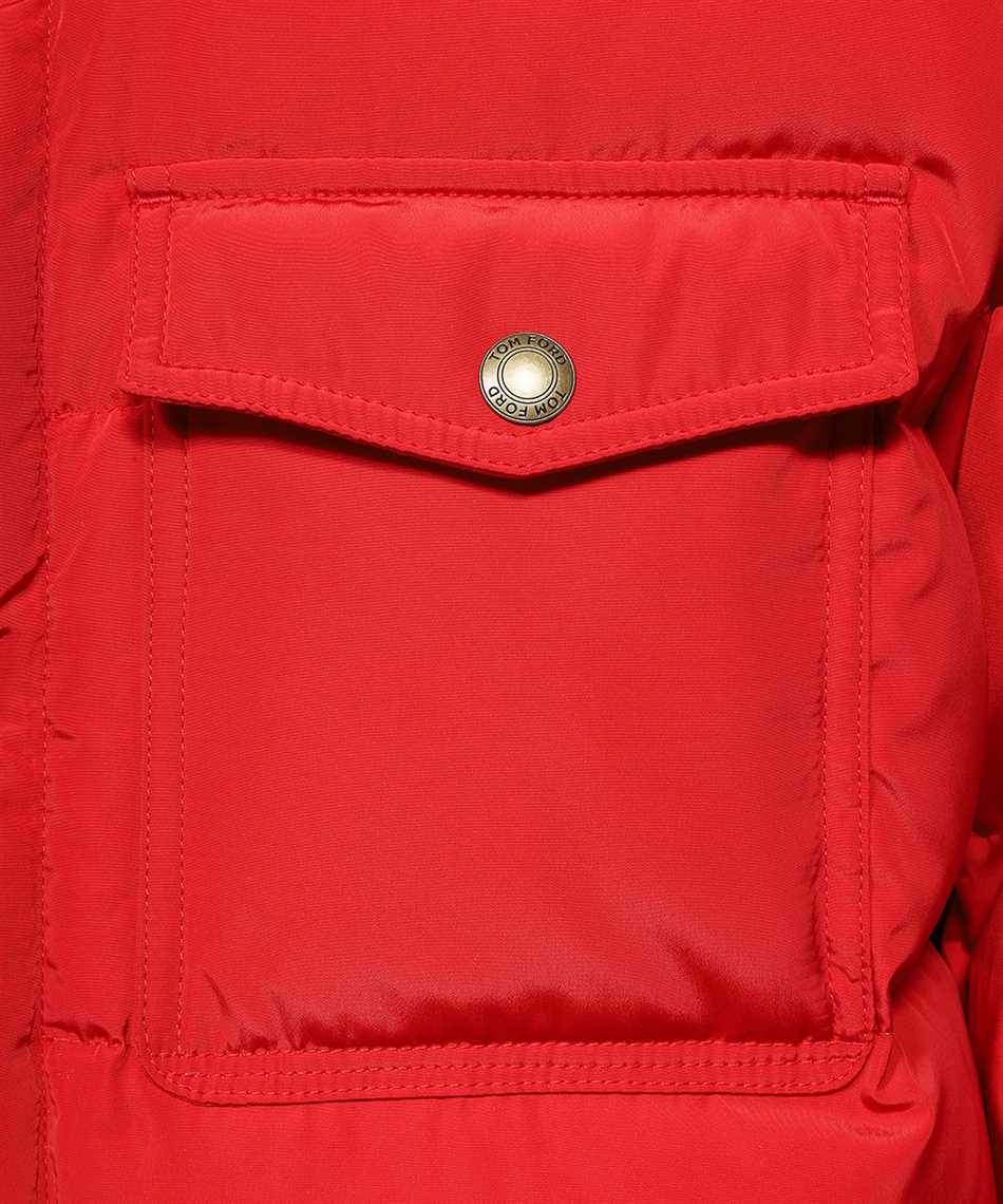 Tom Ford Long-sleeved Cotton Suit In Red