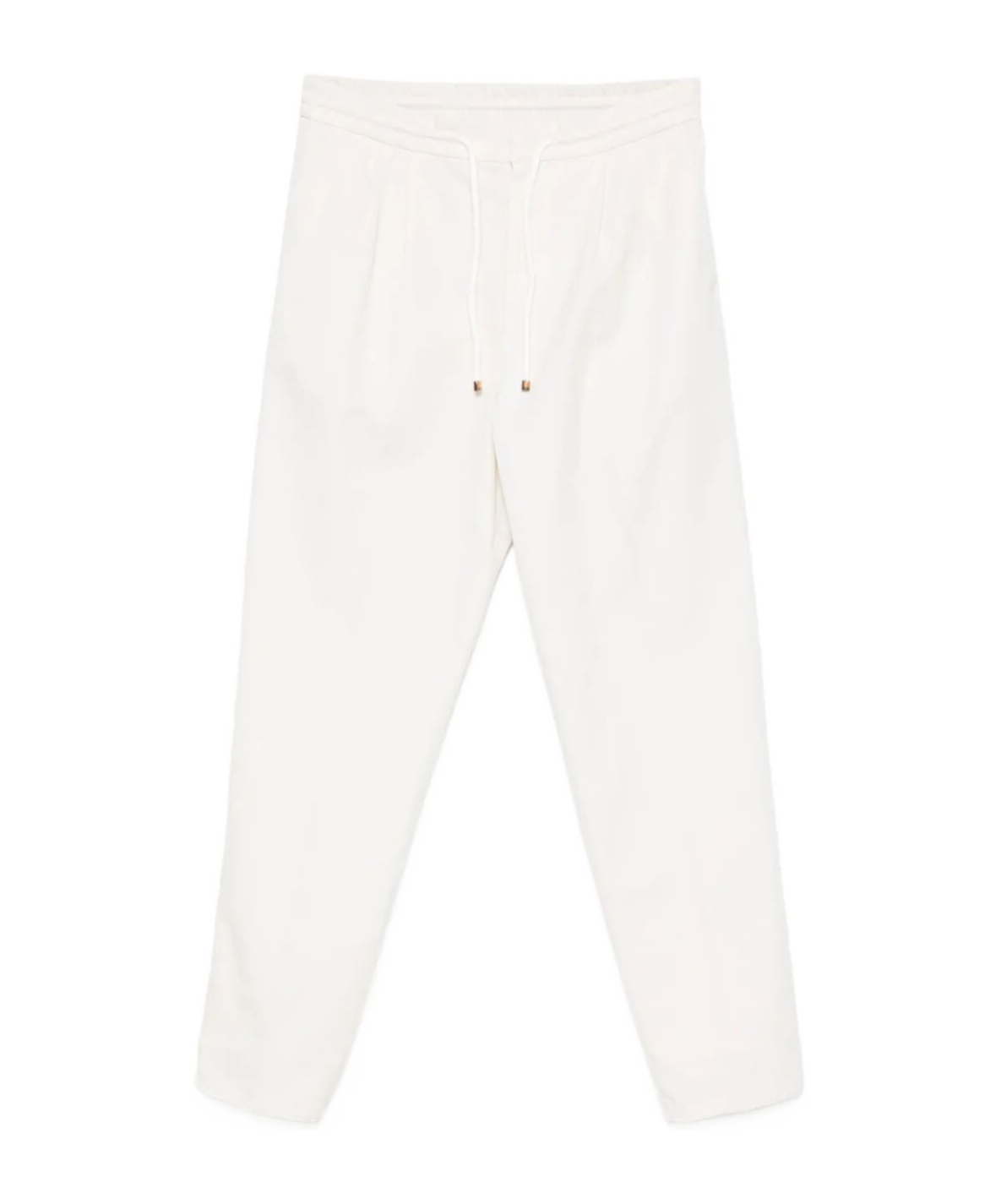 Brunello Cucinelli Cotton Track Pants In White