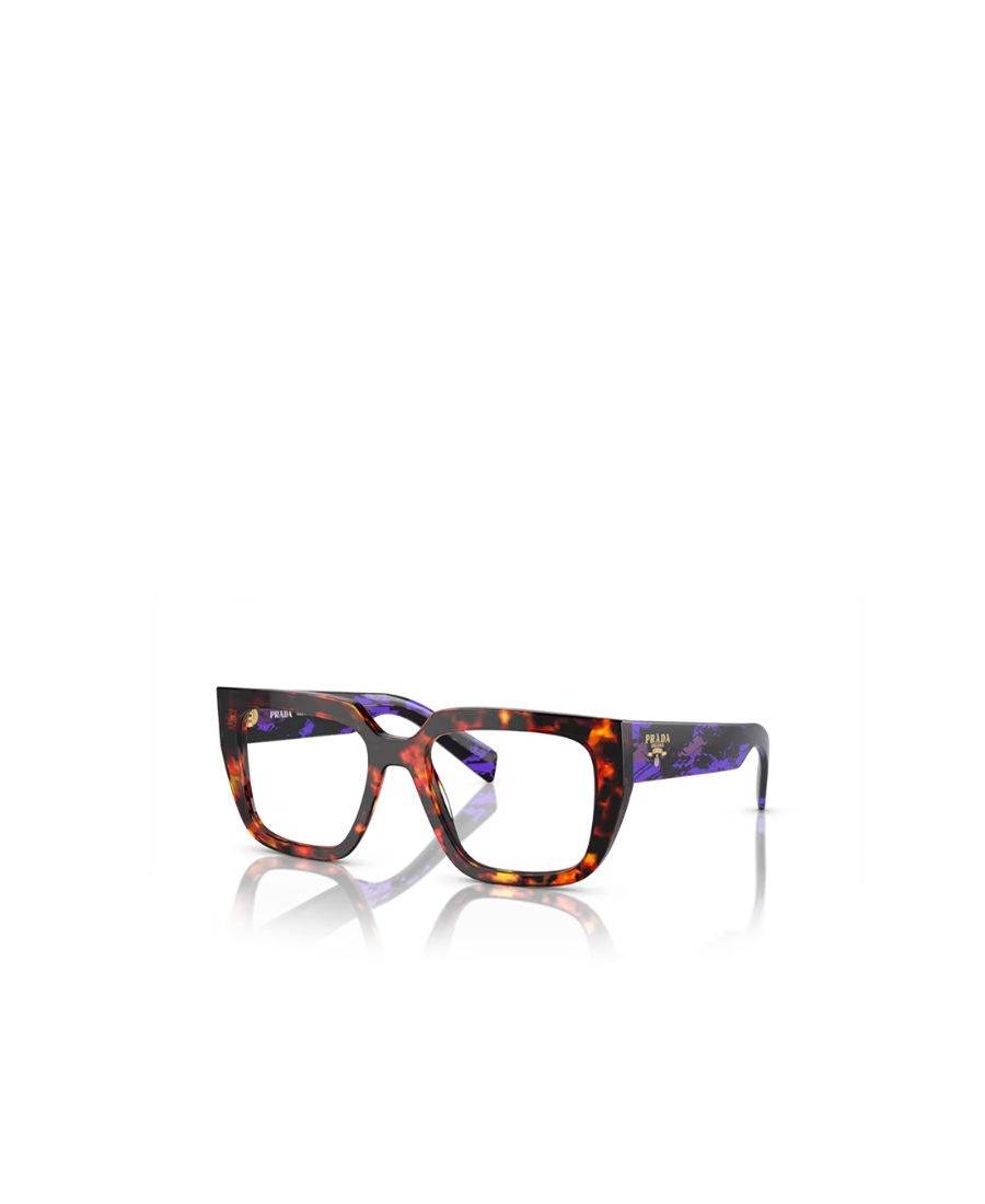 Prada Tortoiseshell Cat-eye Glasses In Black