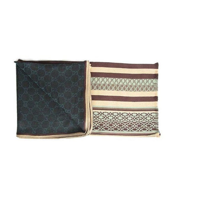 Gucci Logo Scarf In Black
