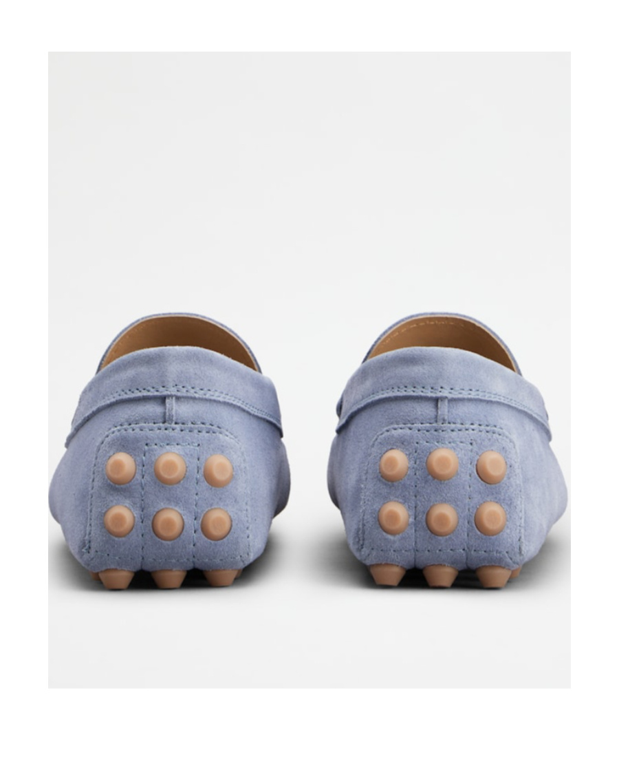Tod's Gommino Suede Driving Loafers In Blue
