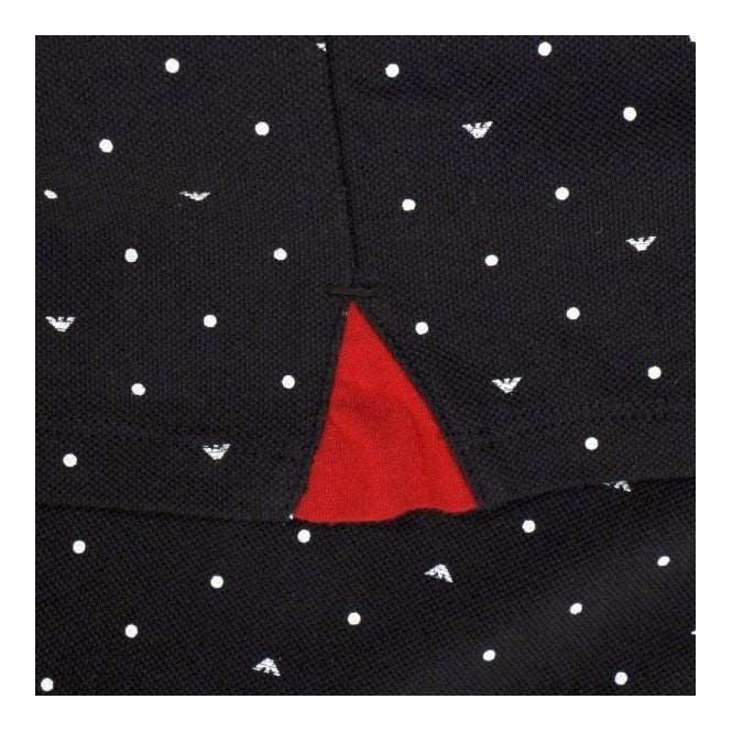 ARMANI JEANS LOGO DETAILS POLO SHIRT