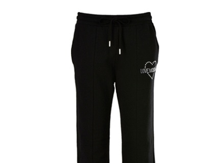 Moschino Logo Sweatpants In Black