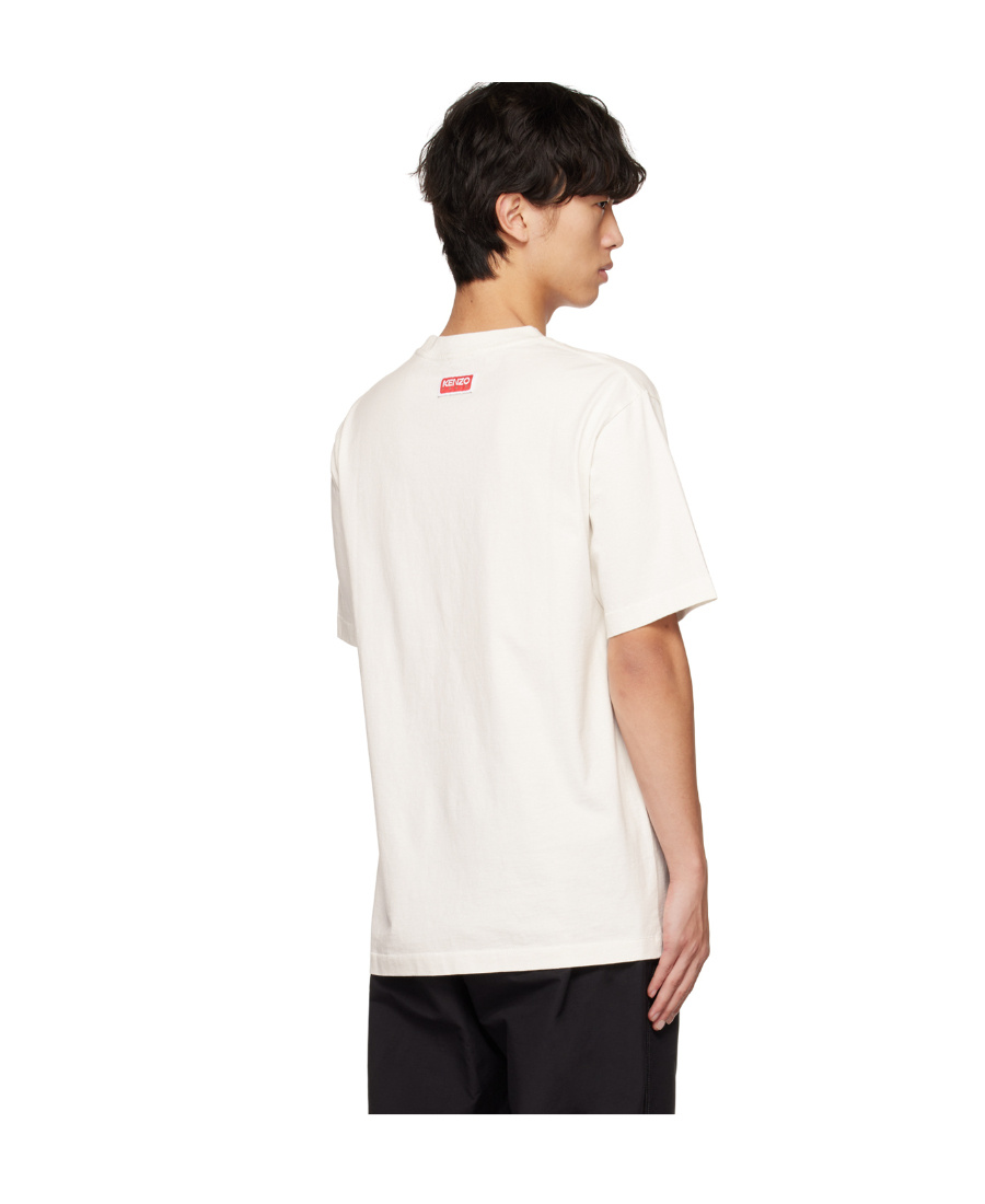 Kenzo Logo-print Short-sleeve T-shirt In White