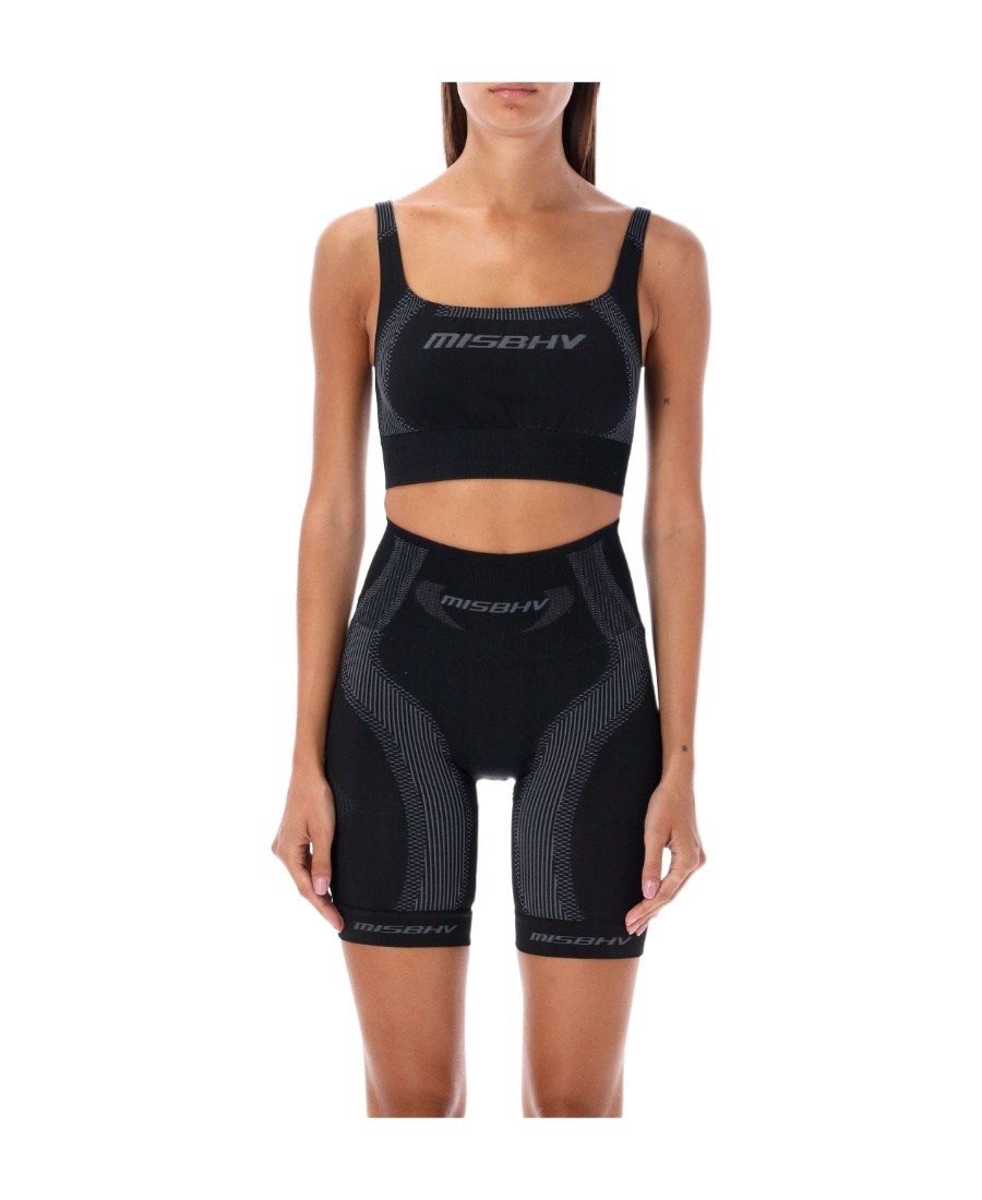 Misbhv Logo-print Performance Tank Top In Black