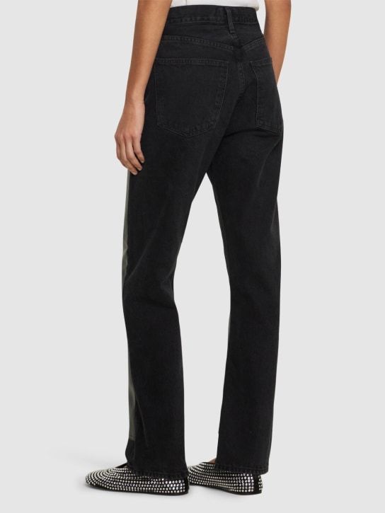AGOLDE DENIM TROUSERS WITH BELT LOOPS