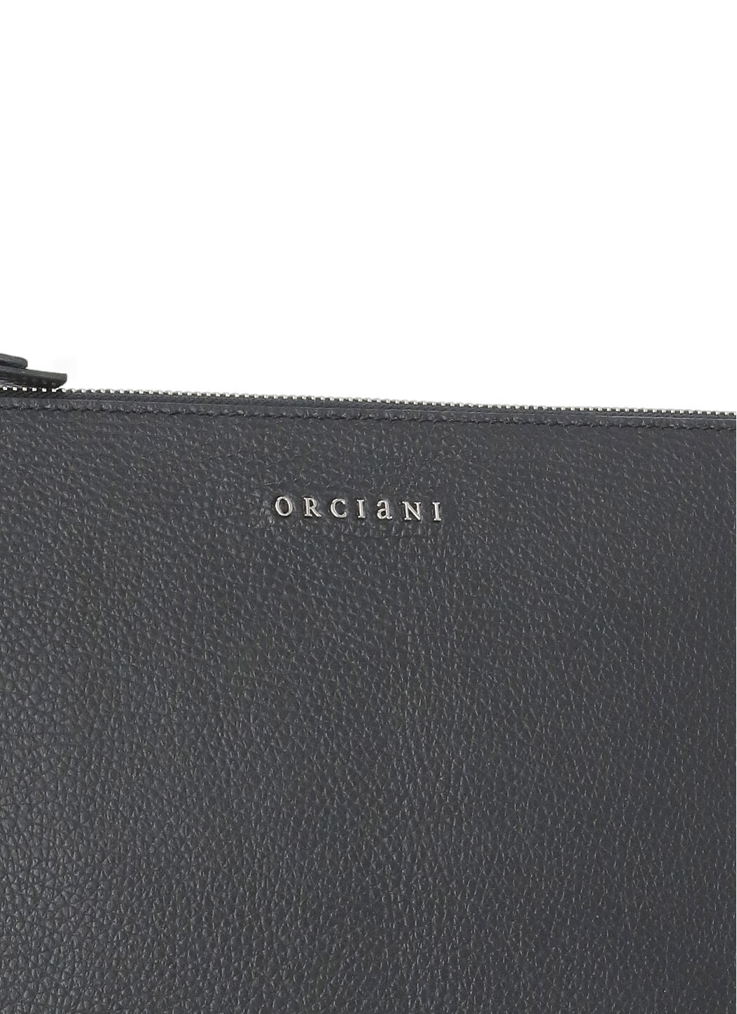 Orciani Micron Zipped Laptop Bag In Black