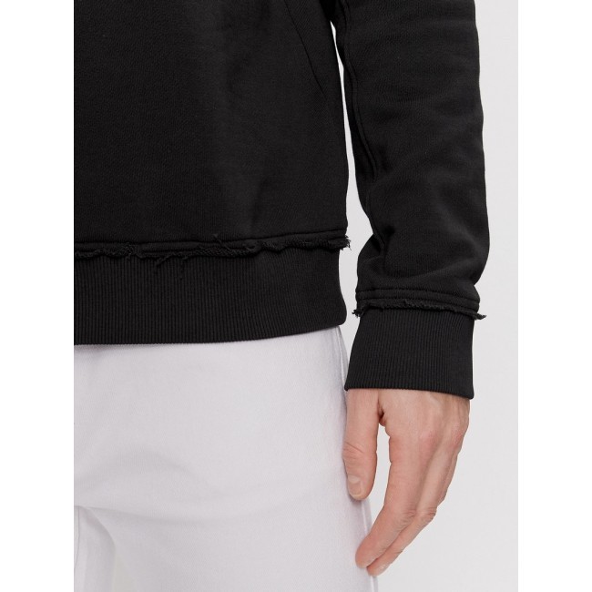 HUGO BOSS LOGO-STUDDED COTTON SWEATSHIRT