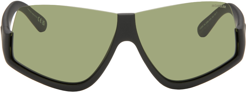 Moncler Logo Sunglasses In Green