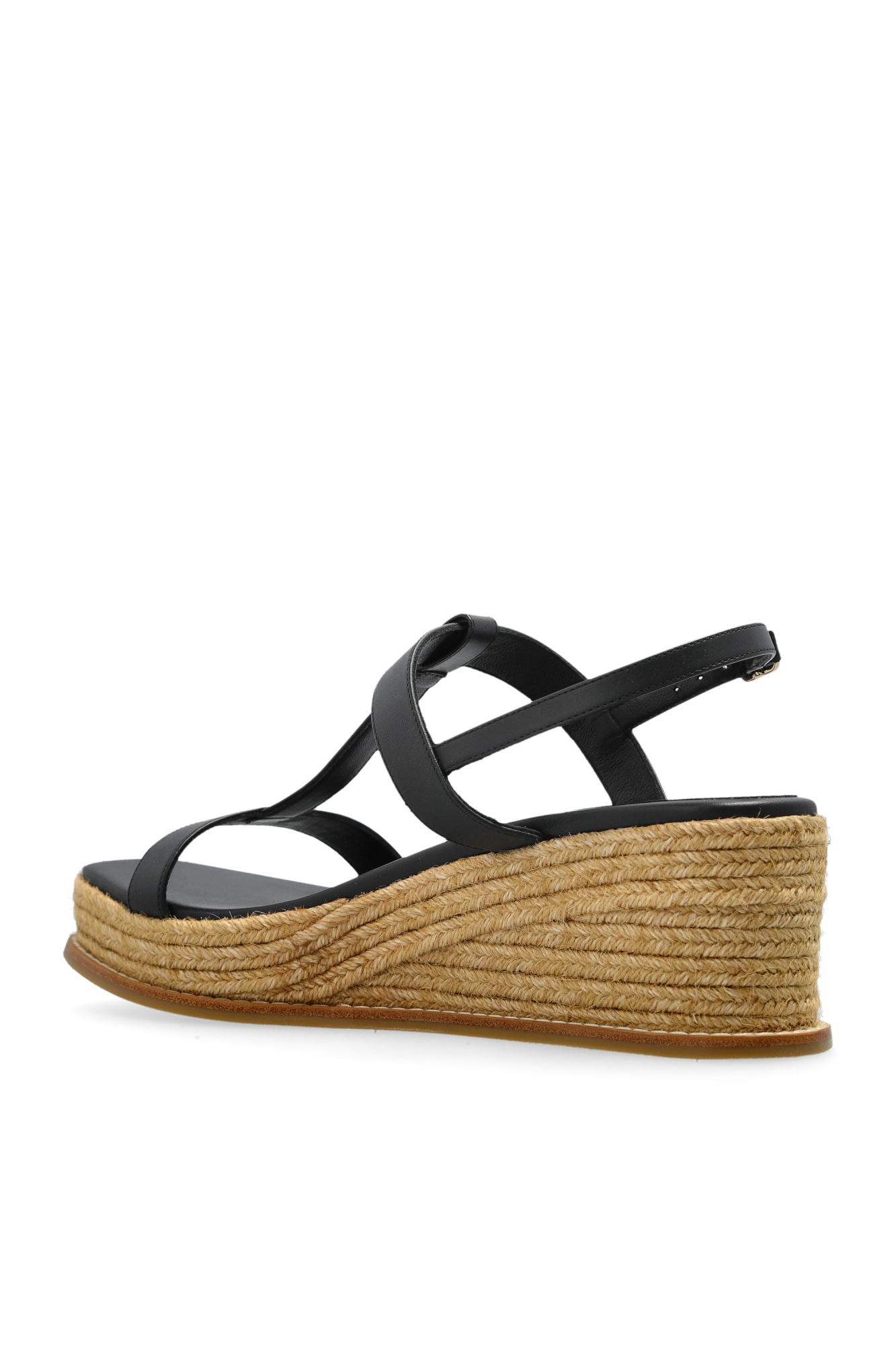Jimmy Choo Theia 60 Vacchetta Wedge Sandals