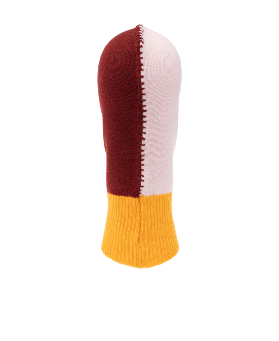 Marni Colour-block Cashmere Balaclava In Multicolor