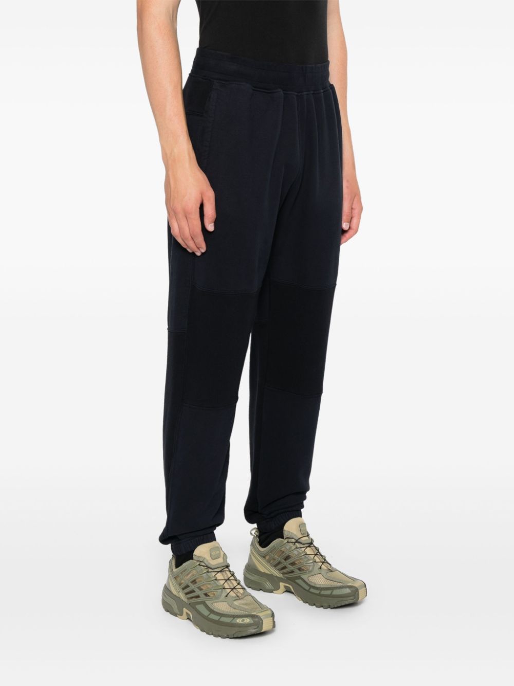 Stone Island Elastic Sweatpants In Blue