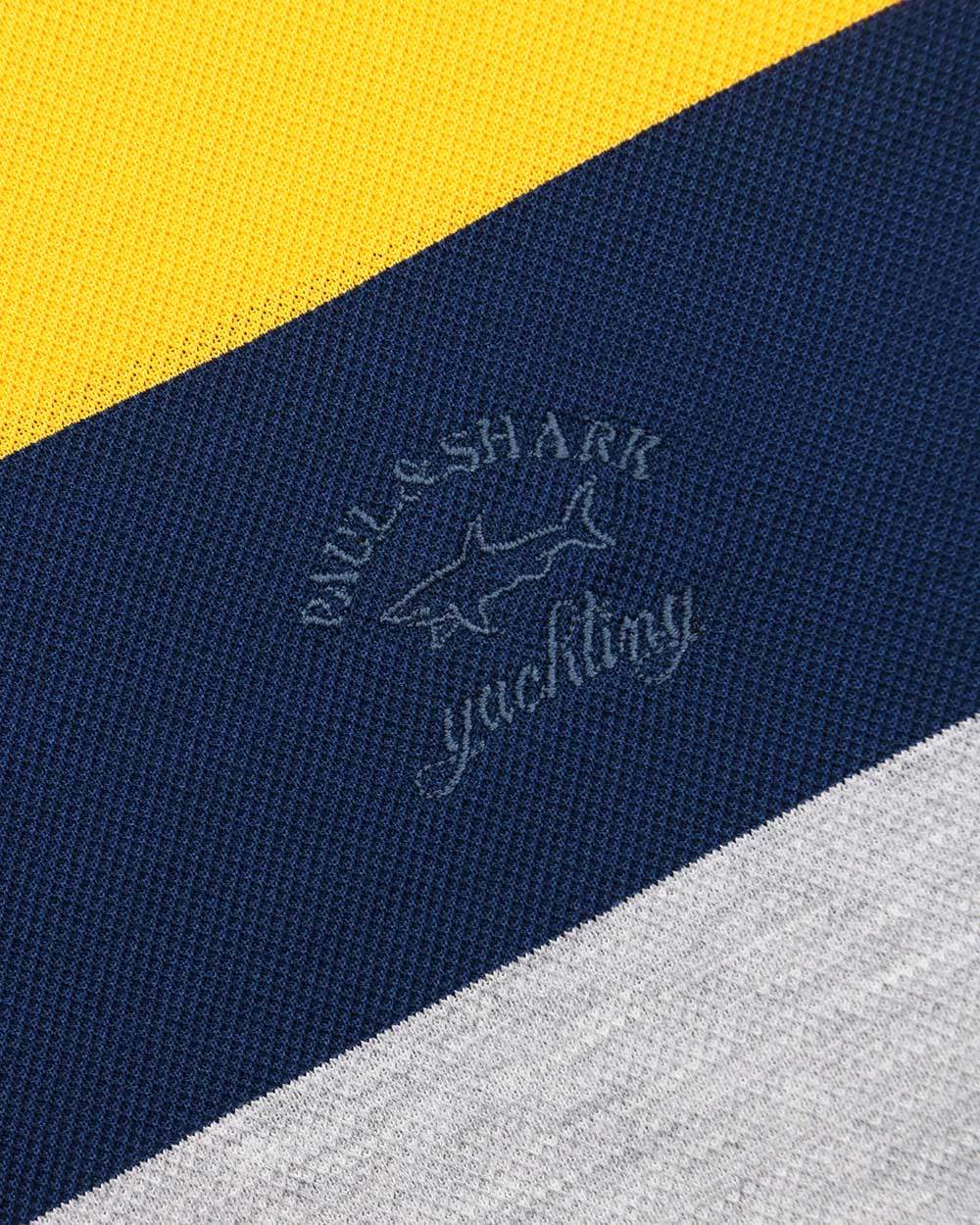 Shop Paul & Shark Logo Embroidered Polo Shirt In Black
