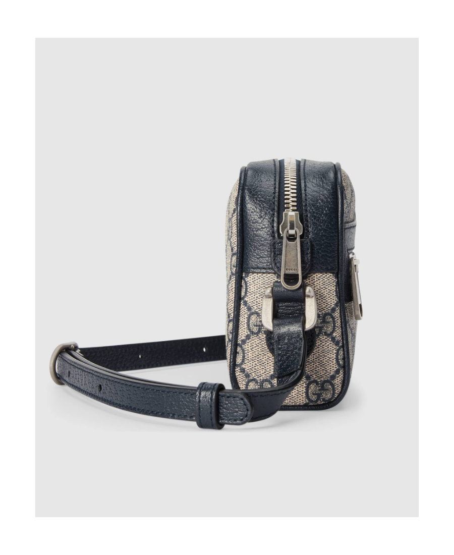 Gucci Ophidia Gg Messenger Bag In Nude