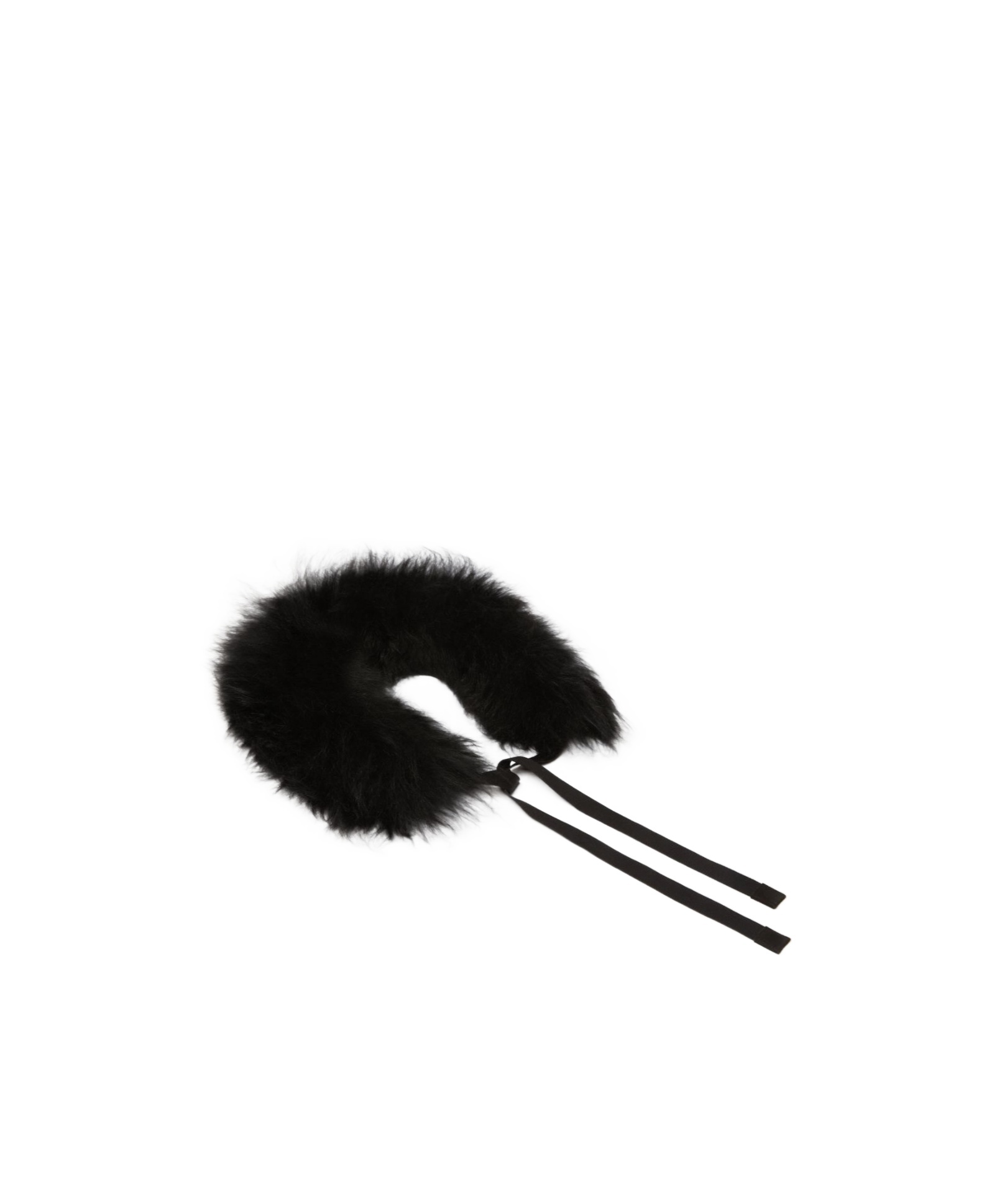 Max Mara Sheepskin Trim Hood In Black