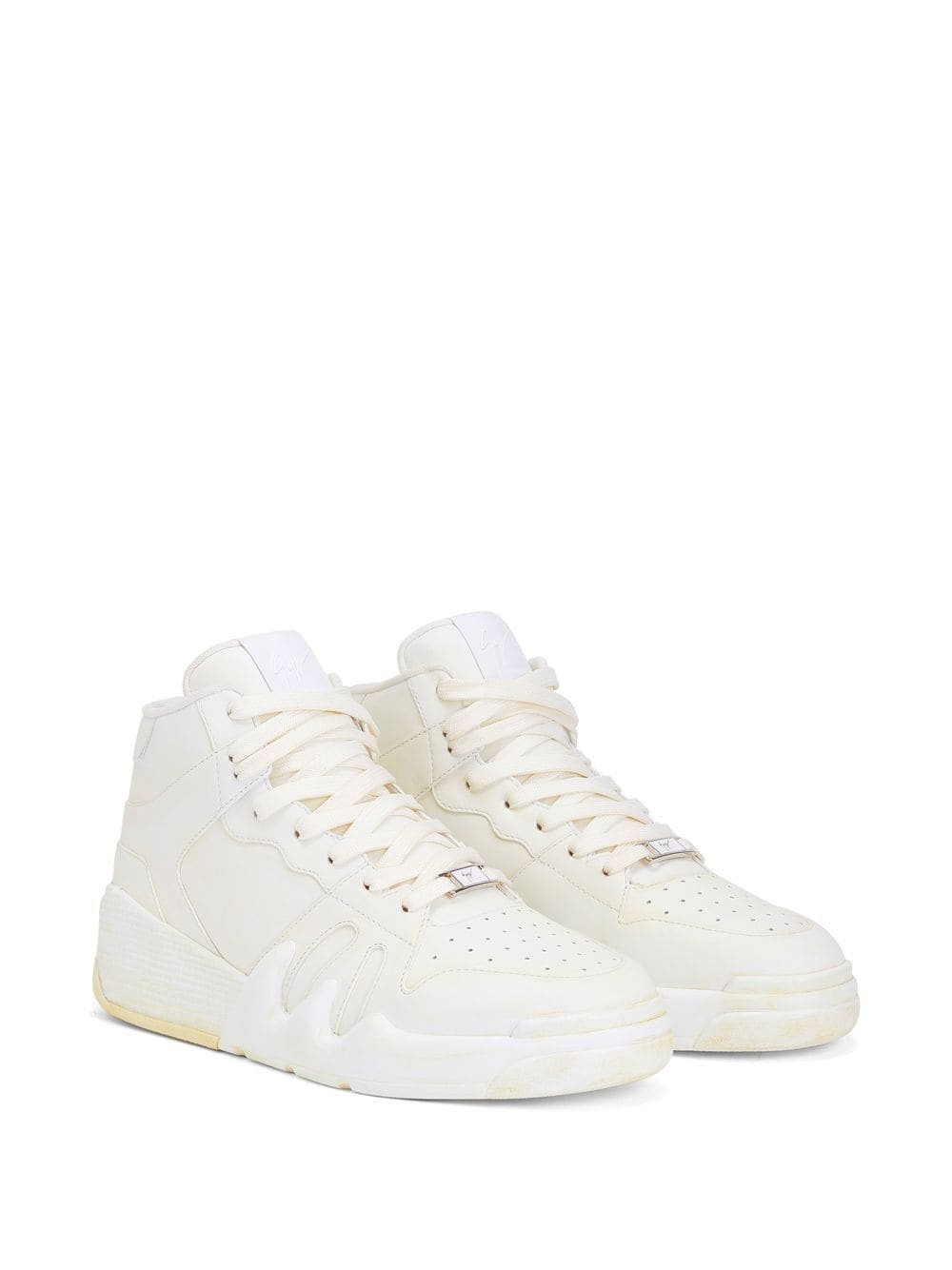 Giuseppe Zanotti Talon High-top Sneakers In White