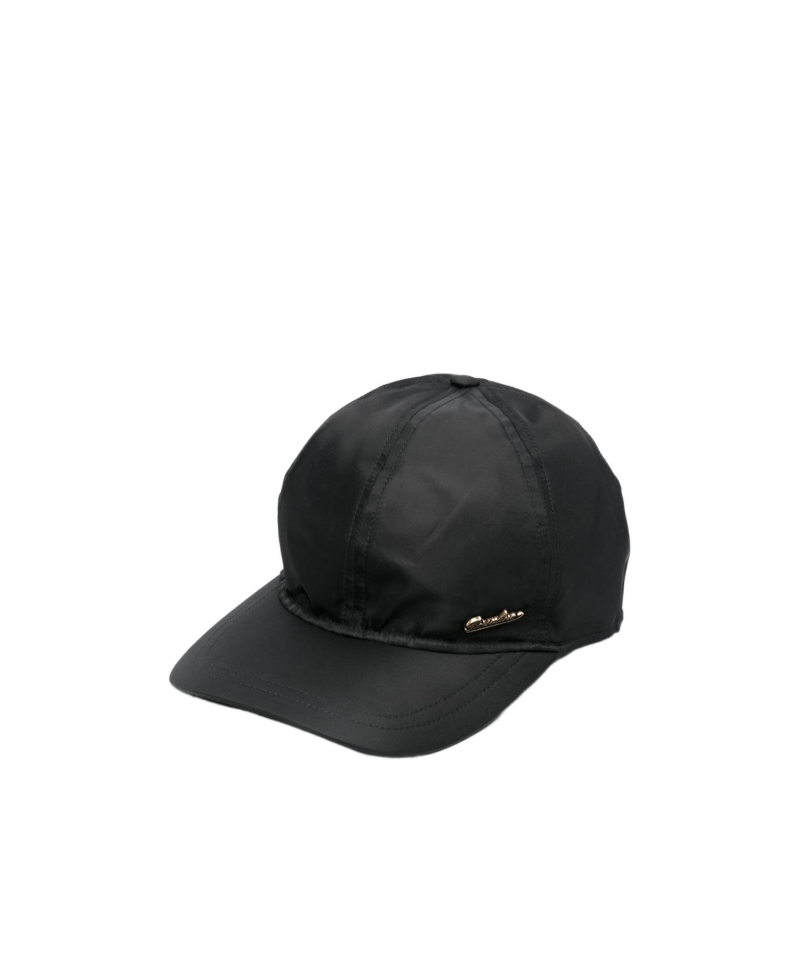 Borsalino Letter Logo Baseball Cap In Black