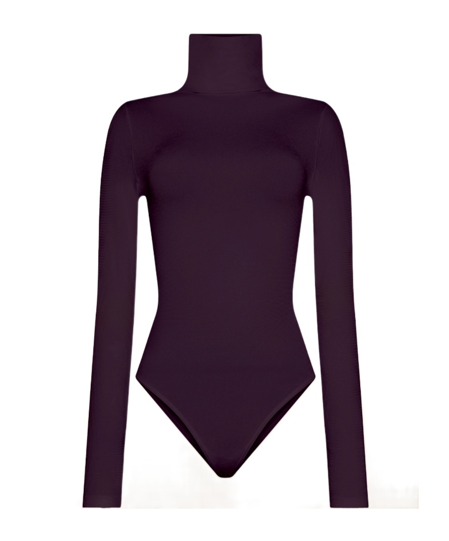 Wolford Colorado Bodysuit In Purple