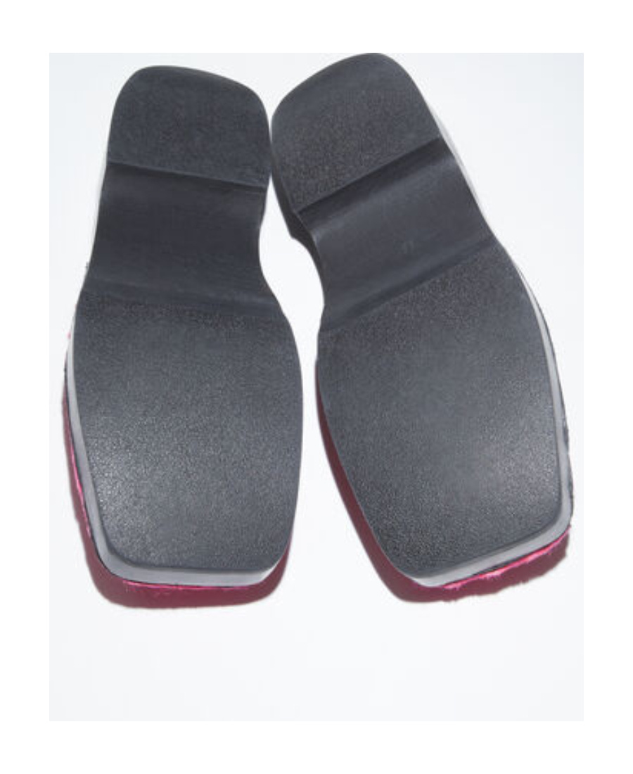 Acne Studios Brushed-effect Leather Mules In Black