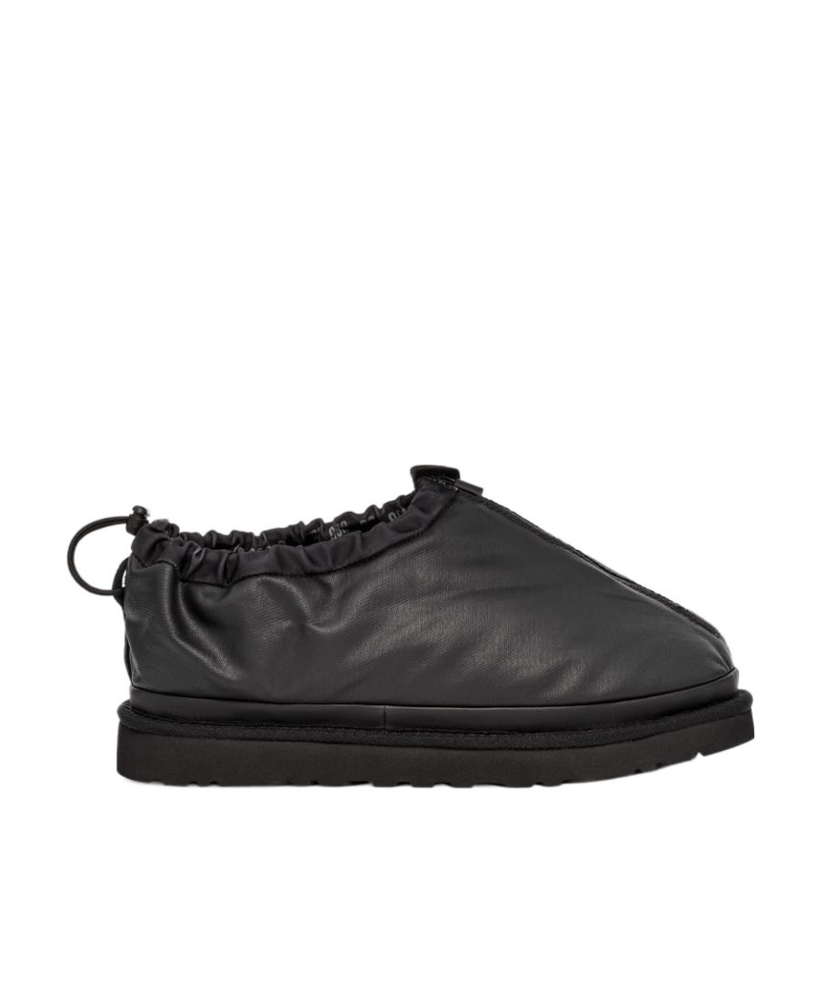 Shop Ugg Tasman Shroud Zip-up Slippers In Black