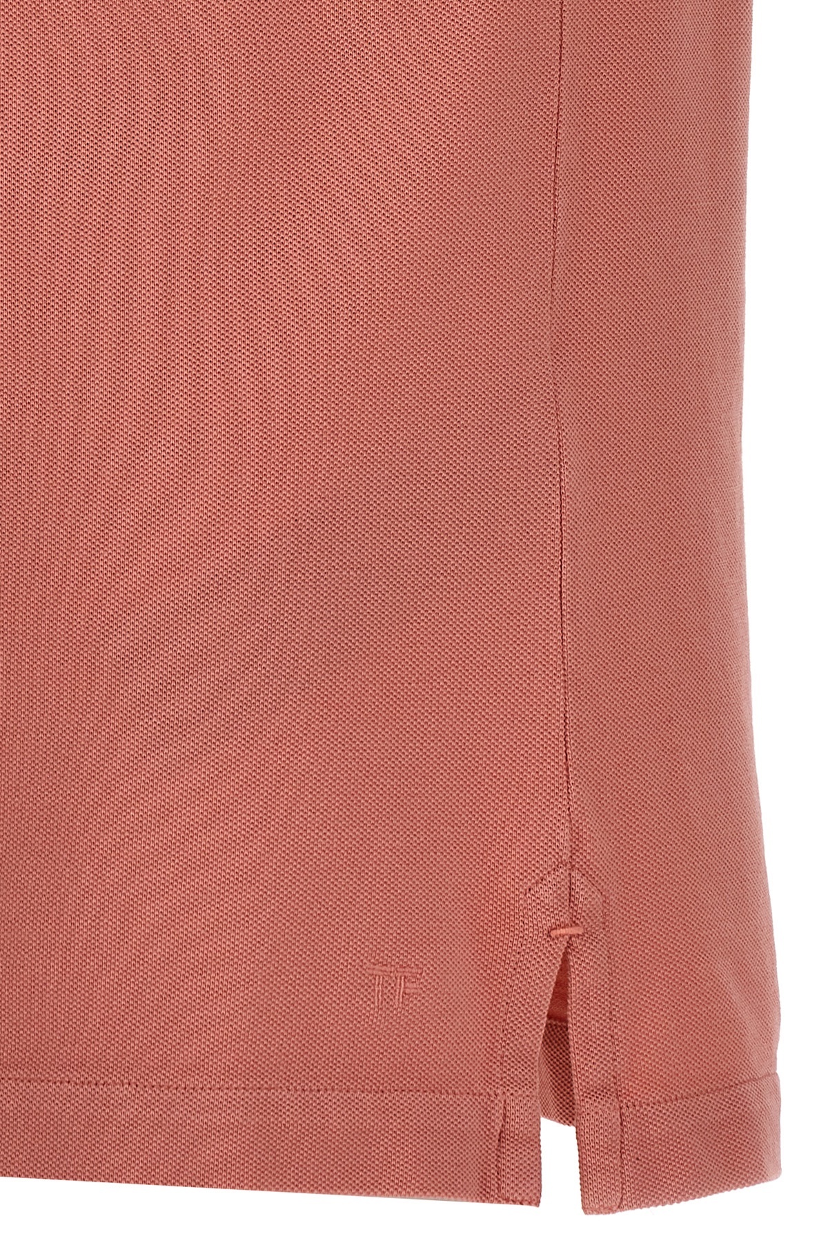 Tom Ford Short-sleeve Cotton Polo Shirt In Pink