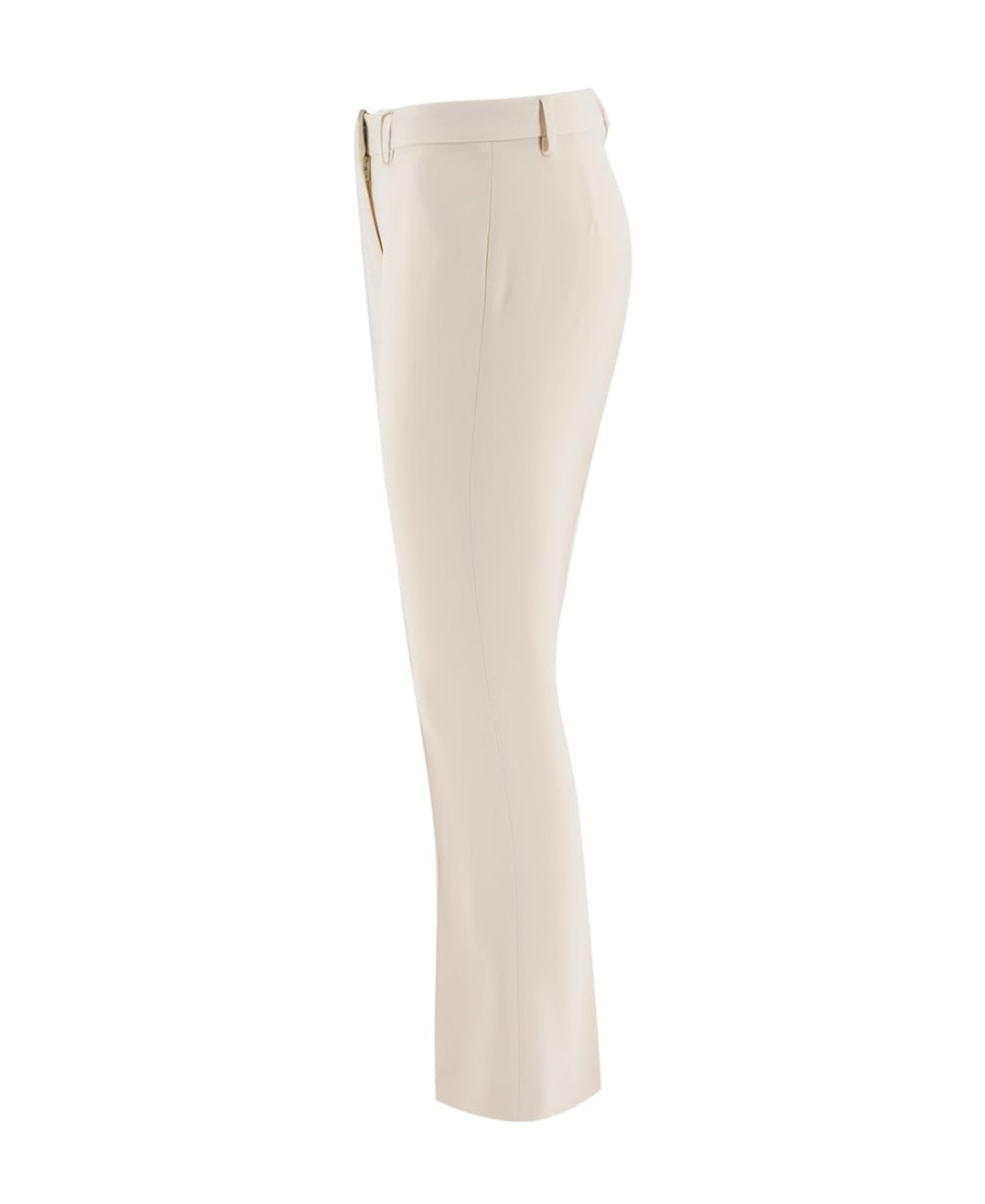 Etro Cropped Tailored Trousers In White