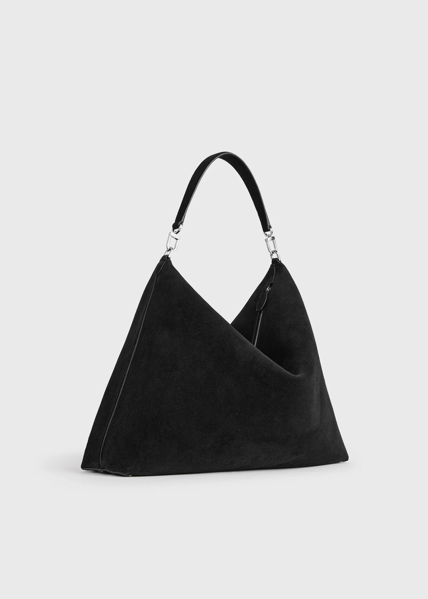 Totême Zipper Shoulder Bag In Black