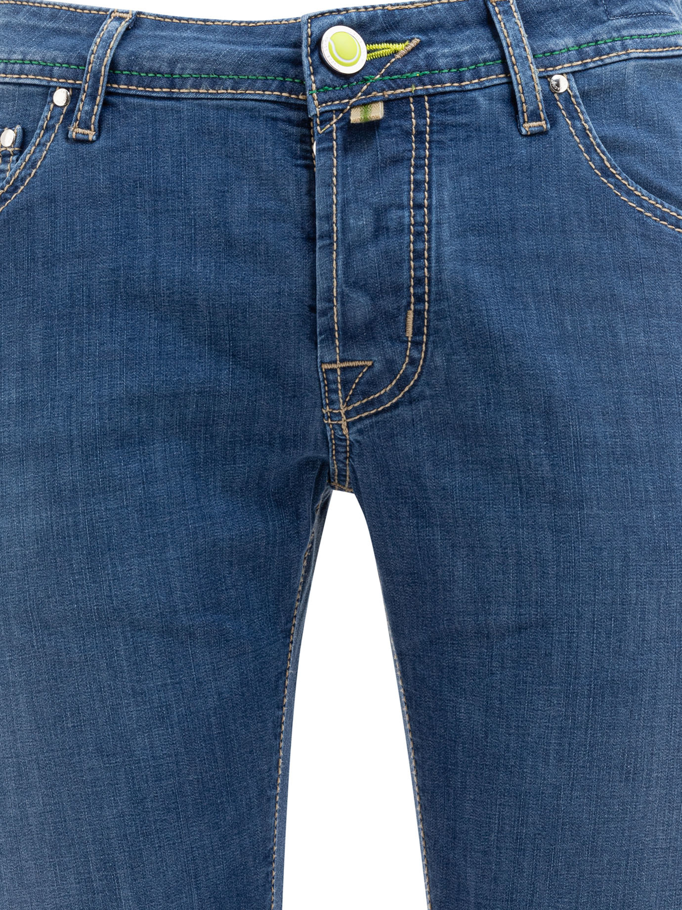 Jacob Cohen Belt-loop Jeans In Blue