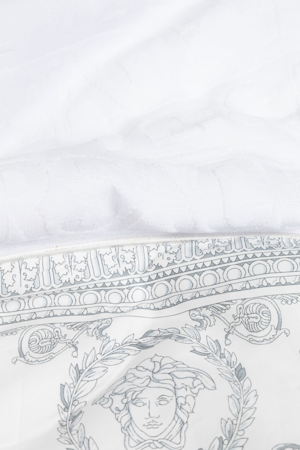 Versace Home Pattern Bath Towel In White