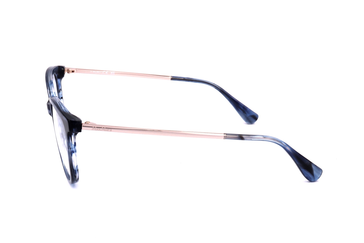 Max Mara Square Frame Glasses In Blue