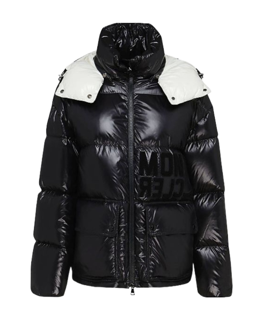 Moncler High-neck Puffer Jacket In Black