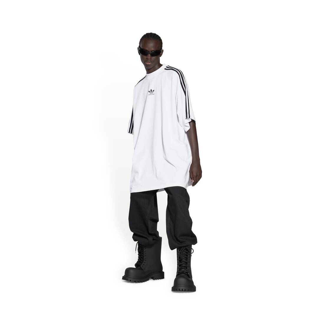 Adidas X Balenciaga X Adidas Oversized Sweatshirt In White