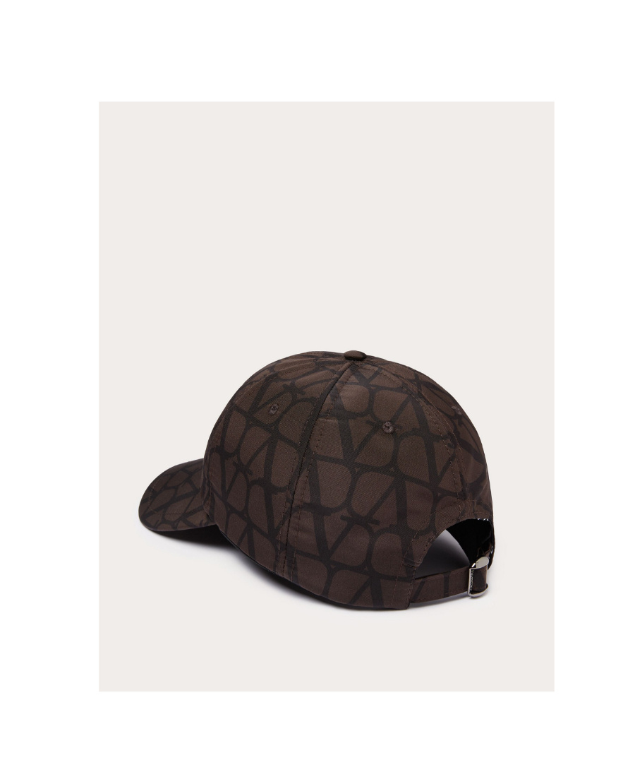 Valentino Garavani Toile Iconographe Baseball Cap In Black