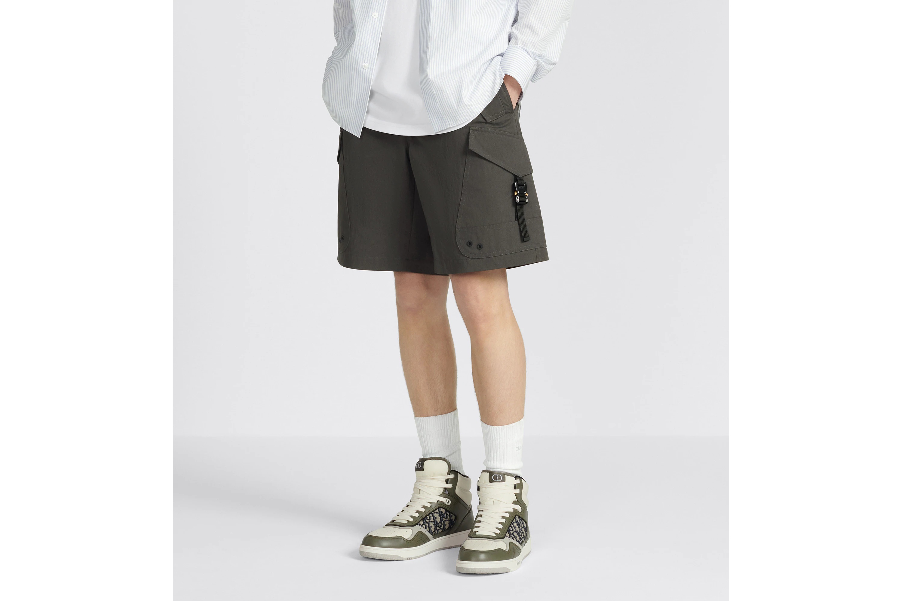 Dior Logo Shorts In Black