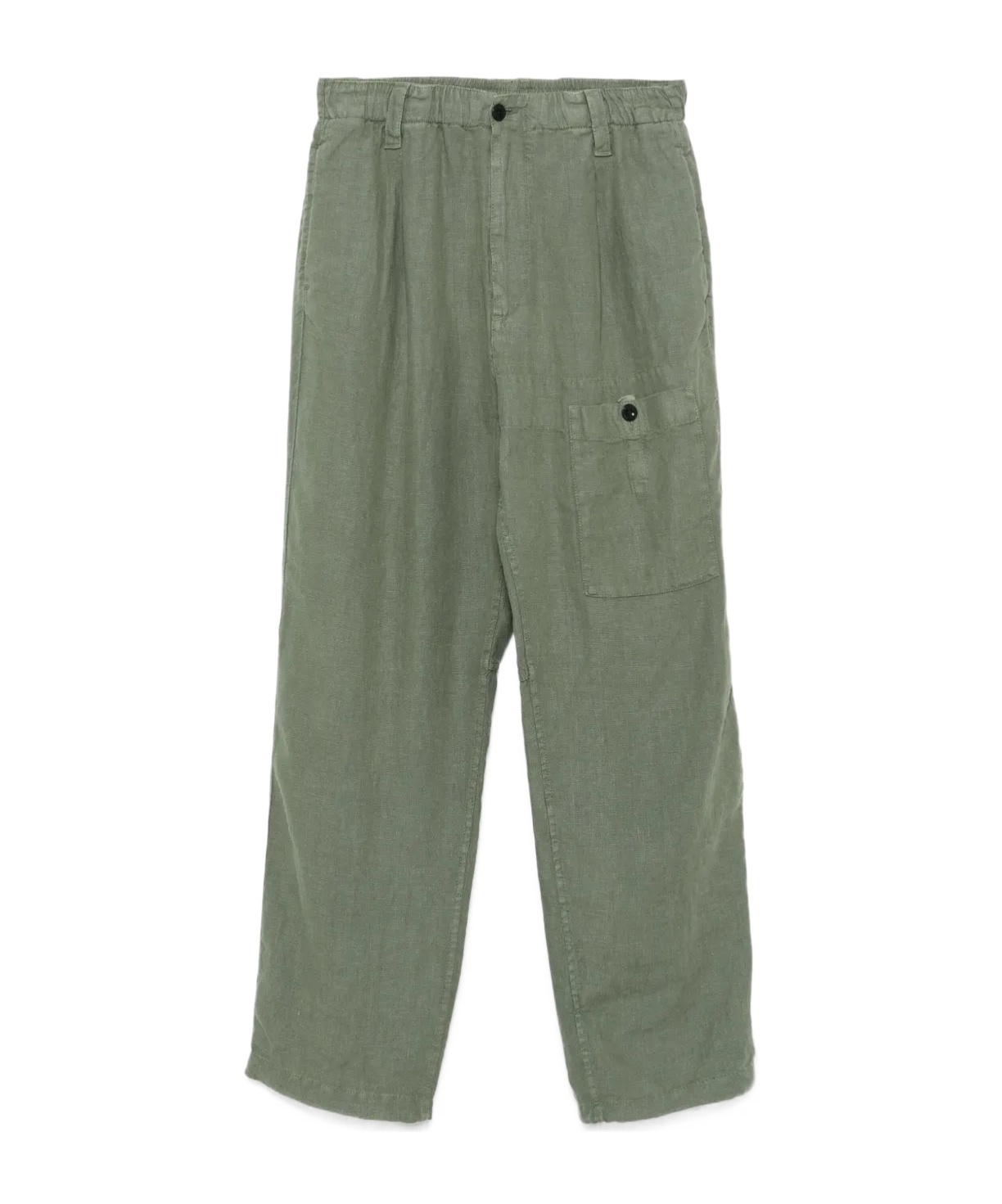 C.p. Company Casual Pants With Belt Loops In Brown