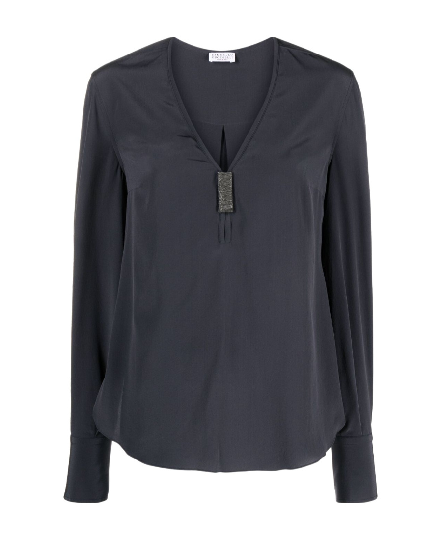 Brunello Cucinelli T-shirt Mb993bk102 C8901 In Black
