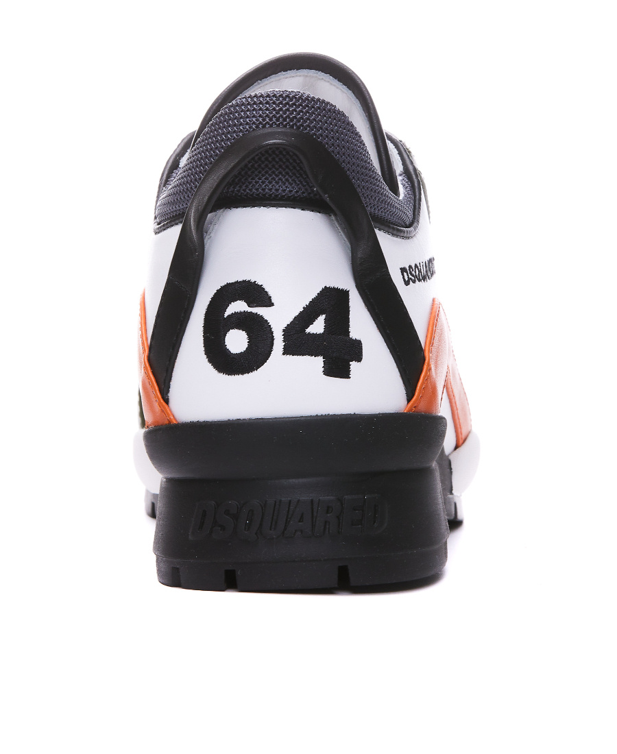 Dsquared2 Legendary Panelled Sneakers In White