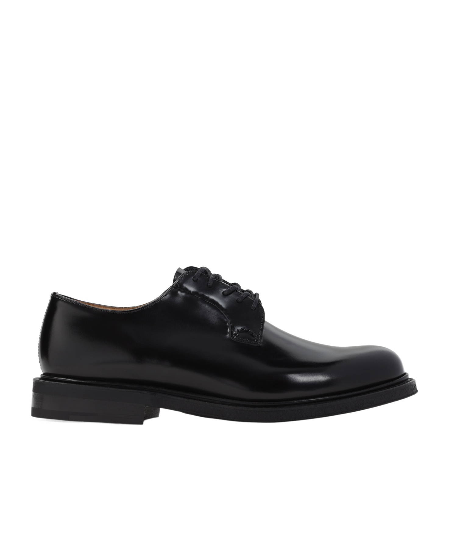 Church's Black Leather Lace Up Shoes In Black