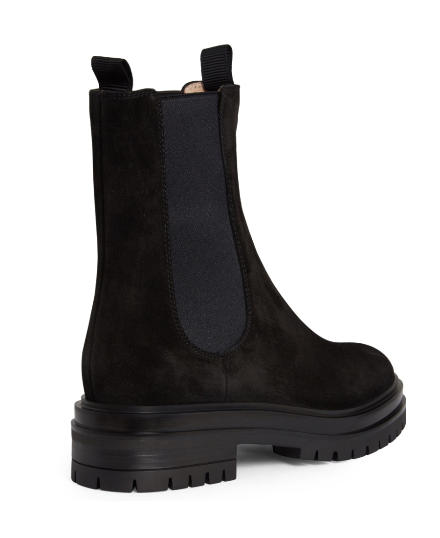 Gianvito Rossi Chelsea Boots Chester Calfskin In Black